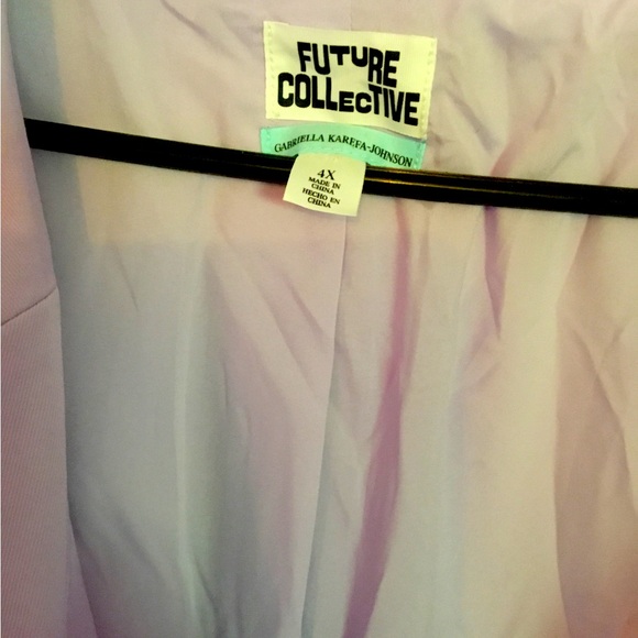 Lilac oversized blazer size 4X - Picture 2 of 3